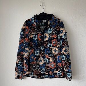 Floral Fleece Pullover
